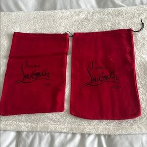 Christian Louboutin Red Shoe Dust Bags